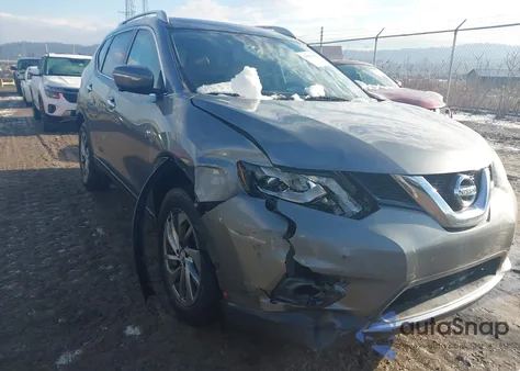 2015 Nissan Rogue Sl z USA, uszkodzony, nr VIN 5N1AT2MV6FC879357